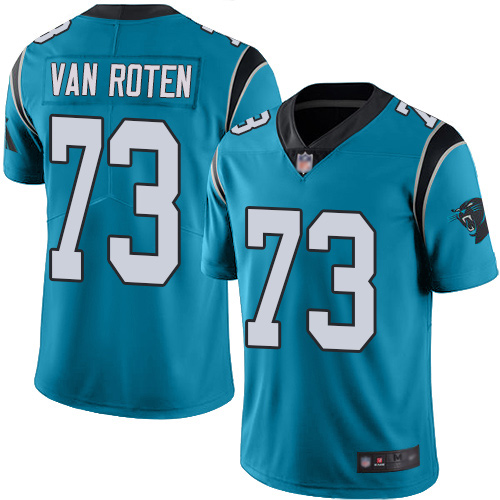 Carolina Panthers Limited Blue Men Greg Van Roten Jersey NFL Football #73 Rush Vapor Untouchable->carolina panthers->NFL Jersey